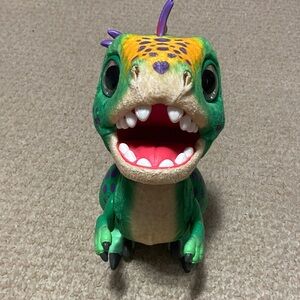 Furreal Interactive Green Dinosaur Toy named munchin